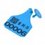 E018 Animal RFID Ear Tag,M4QT H3 chip, UHF 902-928 MHz passive RFID